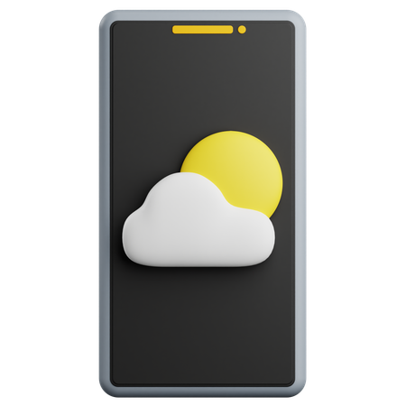 Weather App  3D Icon