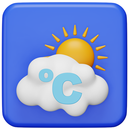 Weather App  3D Icon