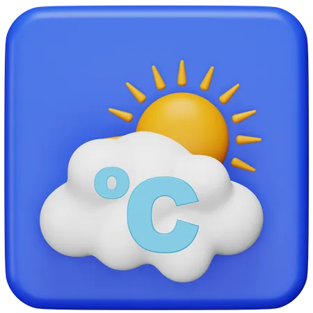 Weather App 3D Icon