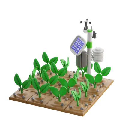 Weather Monitoring  3D Icon