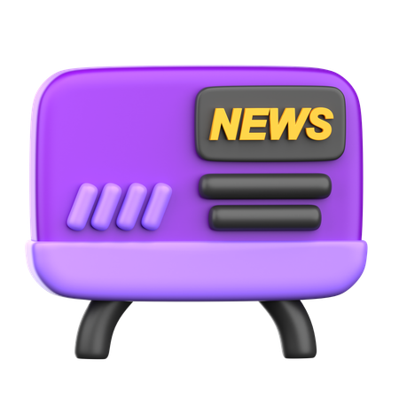 Weather News  3D Icon