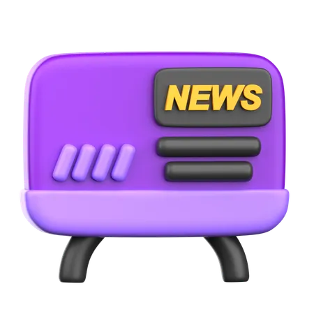 Weather News  3D Icon