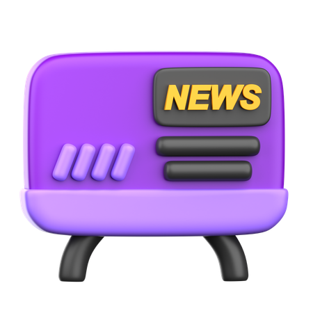 Weather News  3D Icon