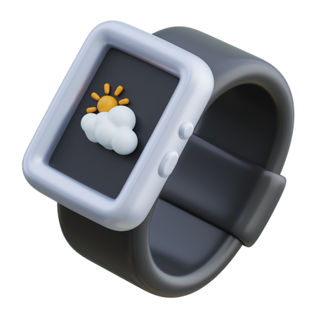 Weather Screen Smart Watch  3D Icon