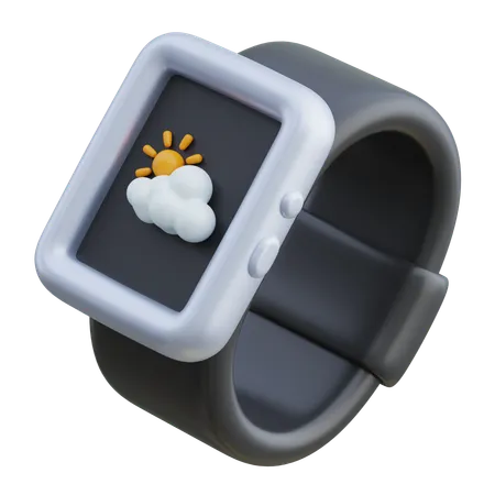 Weather Screen Smart Watch  3D Icon
