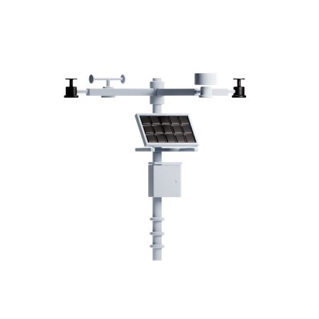 Weather Station  3D Icon