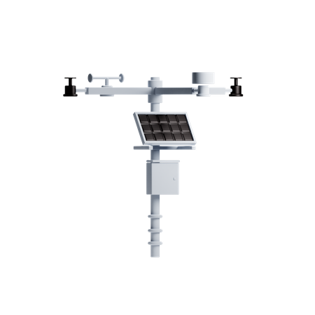 Weather Station 3D Icon