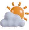 Weather Sunny Cloud Interface