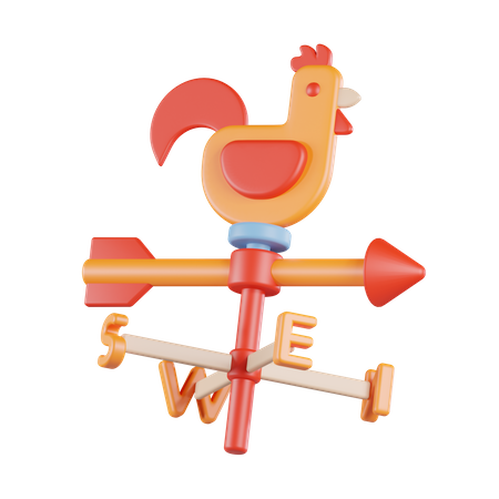 Weather Vane  3D Icon