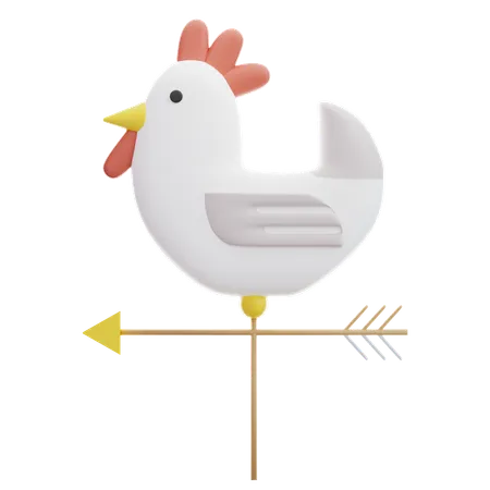 Weather Vane  3D Icon