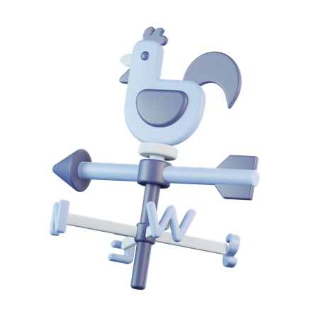 Weather vane  3D Icon