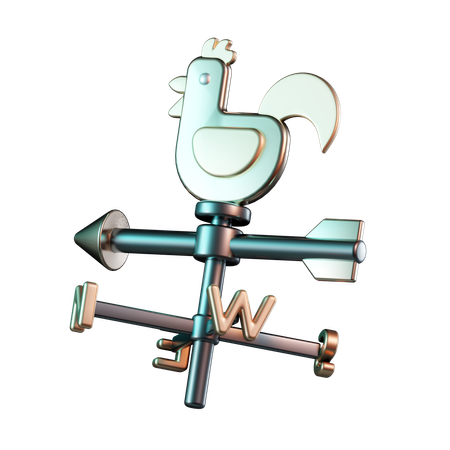 Weather Vane  3D Icon