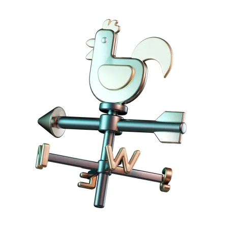 Weather Vane  3D Icon