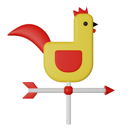 Weathercock  3D Icon