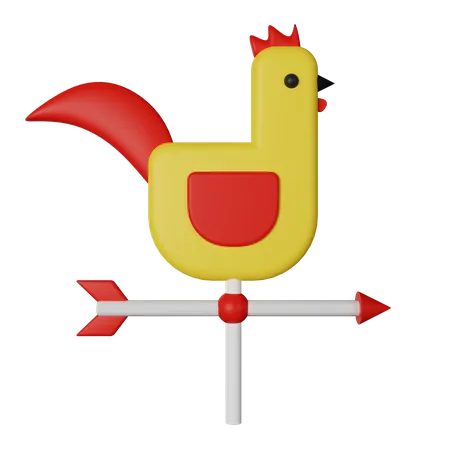 Weathercock  3D Icon