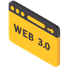 web 3 3d logos