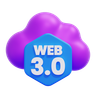 3d web 3 emoji