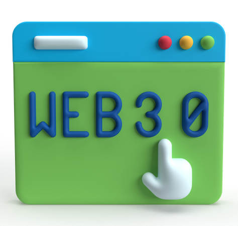 Web 3  3D Icon