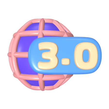 Web 3.0  3D Icon