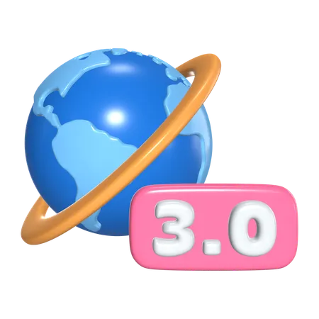 Web 3.0  3D Icon