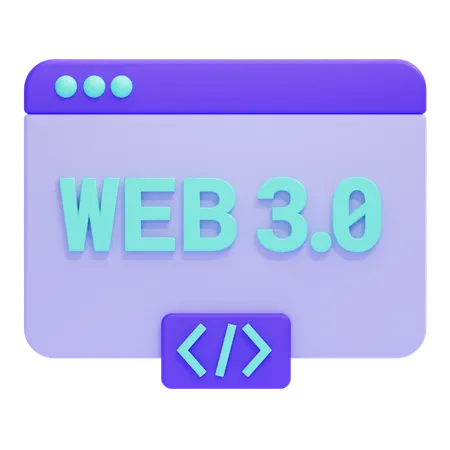 Web 3.0  3D Icon