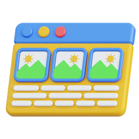 Web  3D Icon