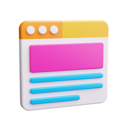 Web  3D Icon