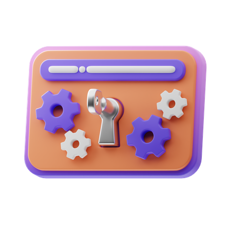 Web Access  3D Icon