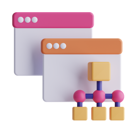 ウェブアルゴリズム  3D Icon