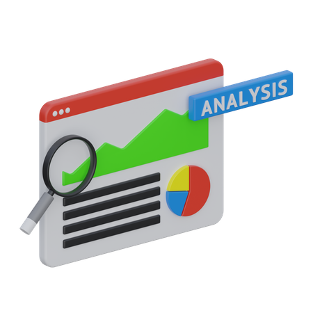 Web-Analyse  3D Icon