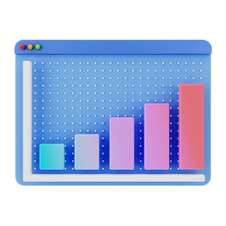 Analyses d'audience Internet  3D Illustration