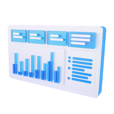 Analyses d'audience Internet  3D Icon