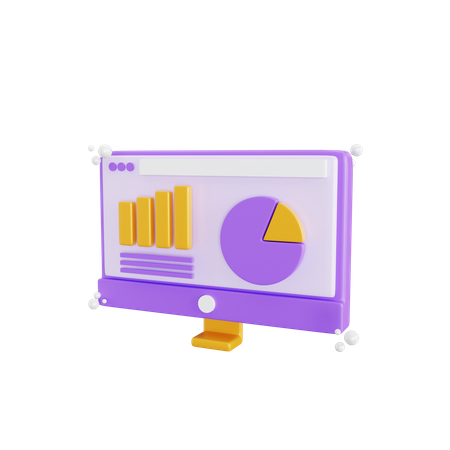 Web Analysis  3D Icon