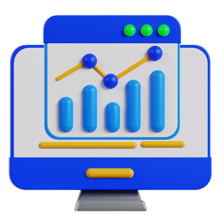 Web Analysis  3D Icon