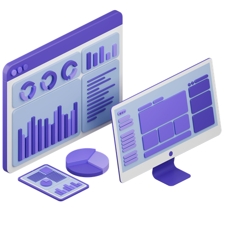 Web Analysis  3D Icon