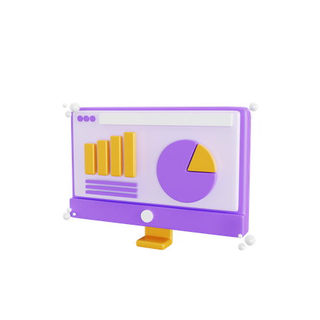 Web Analysis  3D Icon