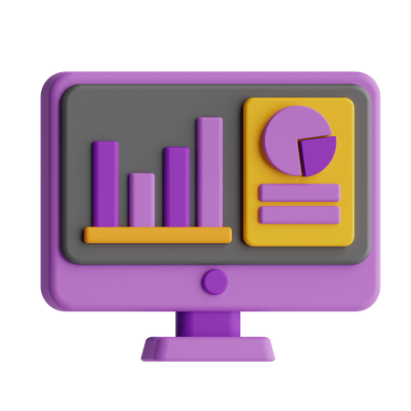 Web Analytics  3D Icon