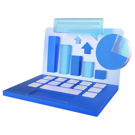 Web Analytics  3D Icon