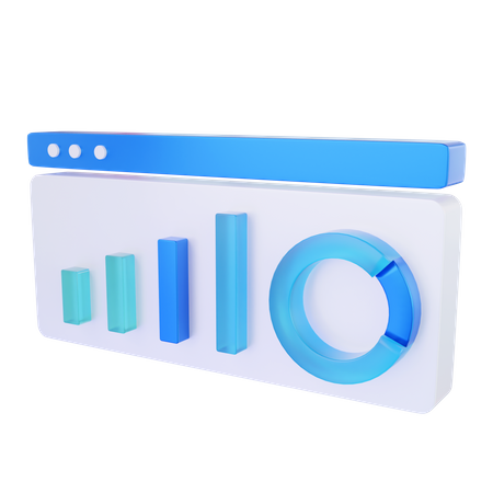 Web Analytics  3D Icon