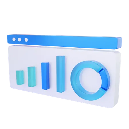 Web Analytics  3D Icon