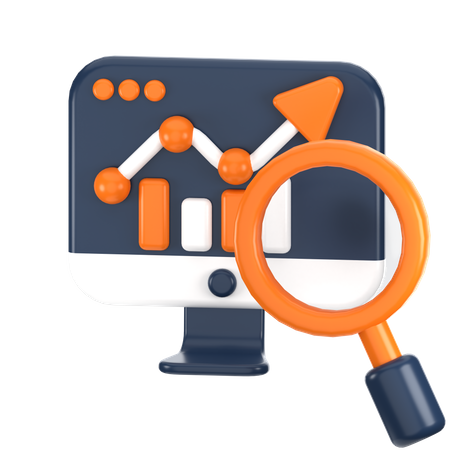 Web Analytics  3D Icon