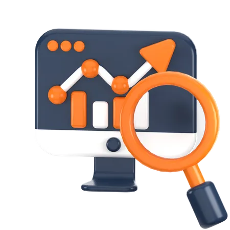 Web Analytics  3D Icon