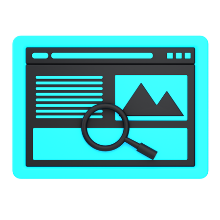 Web analytics  3D Icon