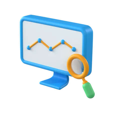 Web Analytics  3D Icon