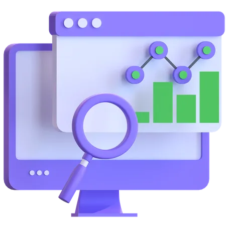 Web Analytics  3D Illustration