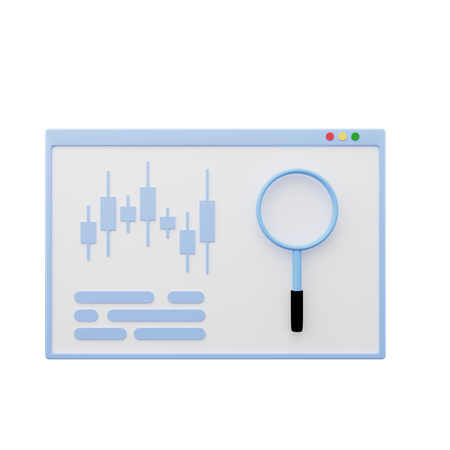 Web Analytics  3D Illustration