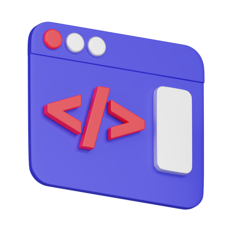 Web Application  3D Icon