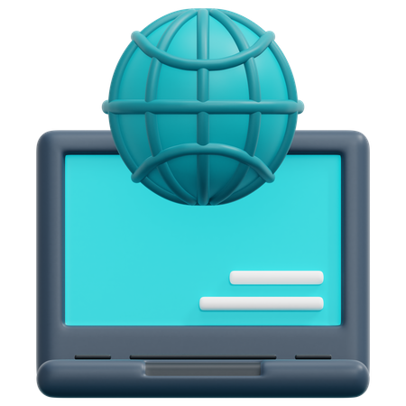 Web-Bildung  3D Icon