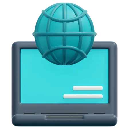 Web-Bildung  3D Icon