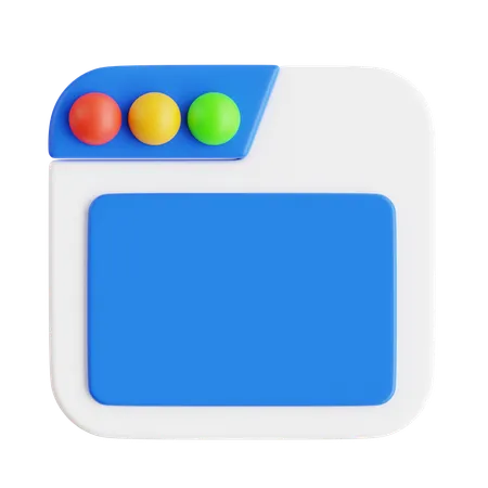 Web Browser  3D Icon